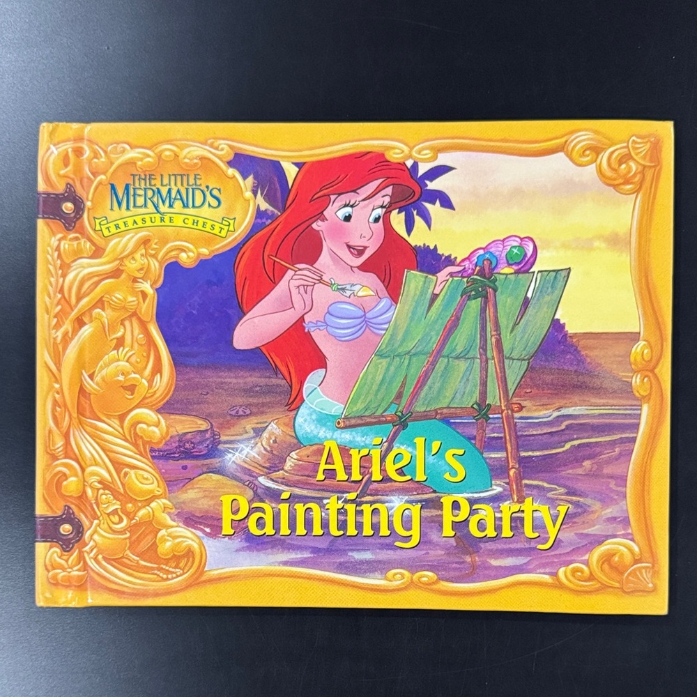 The Little Mermaid’s Treasure Chest: Ariel’s Painting Party - Children’s Book